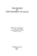 The History of the University of Dacca